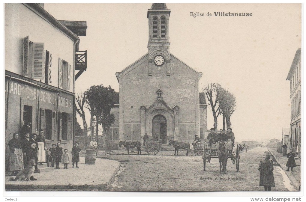 VILLETANEUSE  EGLISE BELLE ANIMATION