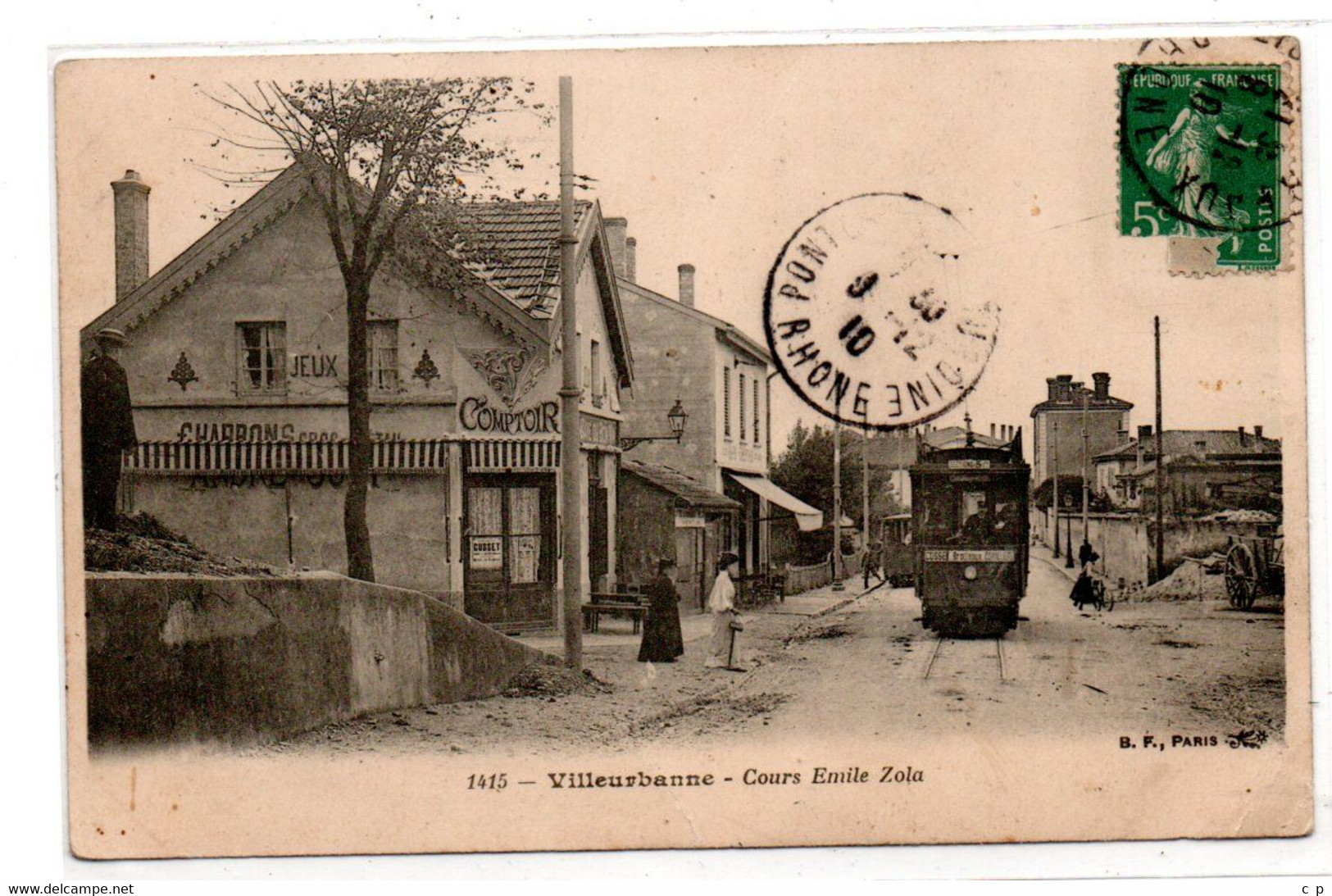 Villeurbanne - Cours Emile Zola - Tramway  -   CPA ° Rn