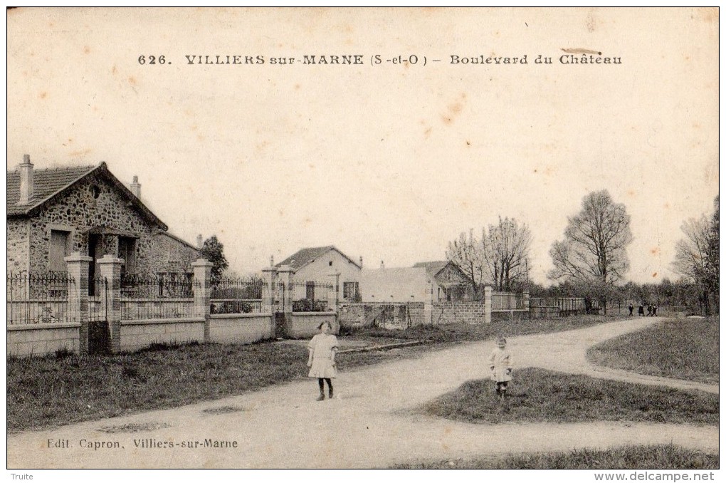 VILLIERS-SUR-MARNE BOULEVARD DU CHATEAU