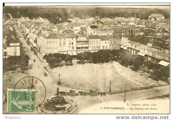 Vitry le François - Vue générale côté ouest