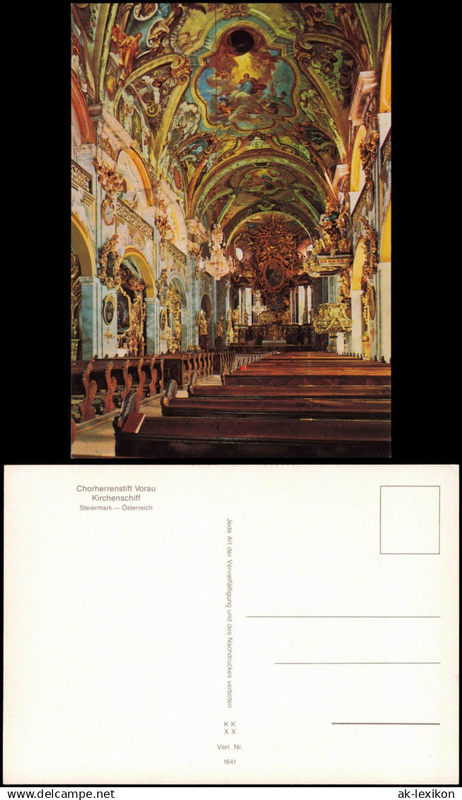 Vorau Kirchenschiff Chorherrenstift Vorau Steiermark Österreich 1970