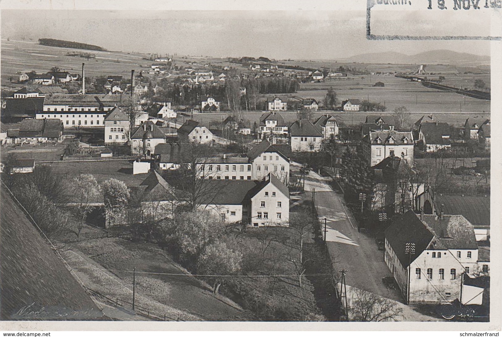 Vorlagekarte AK Nieder Oderwitz Niederoderwitz Fabrik Gasthof a Eibau Zittau Hainewalde DDR Stempel Zum Druck genehmigt