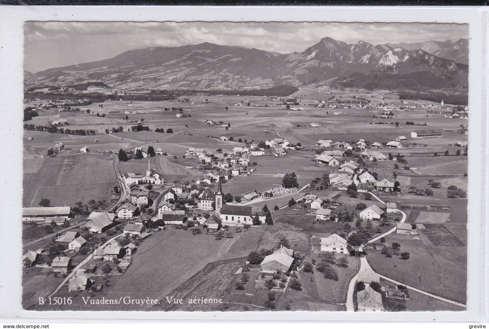 Vuadens, vue aérienne,