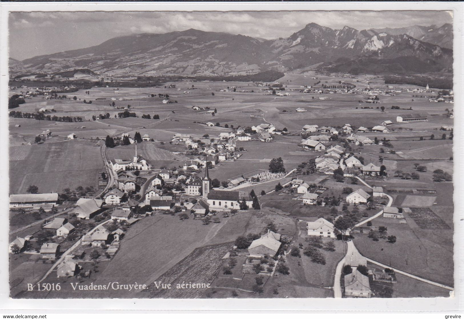 Vuadens, vue aérienne,