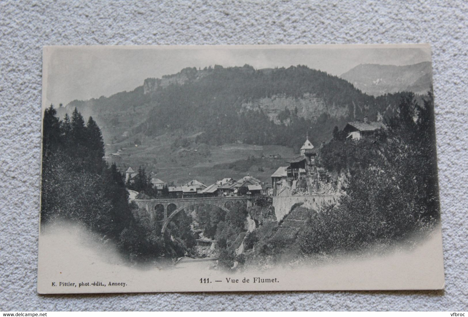 vue de Flumet, Savoie 73