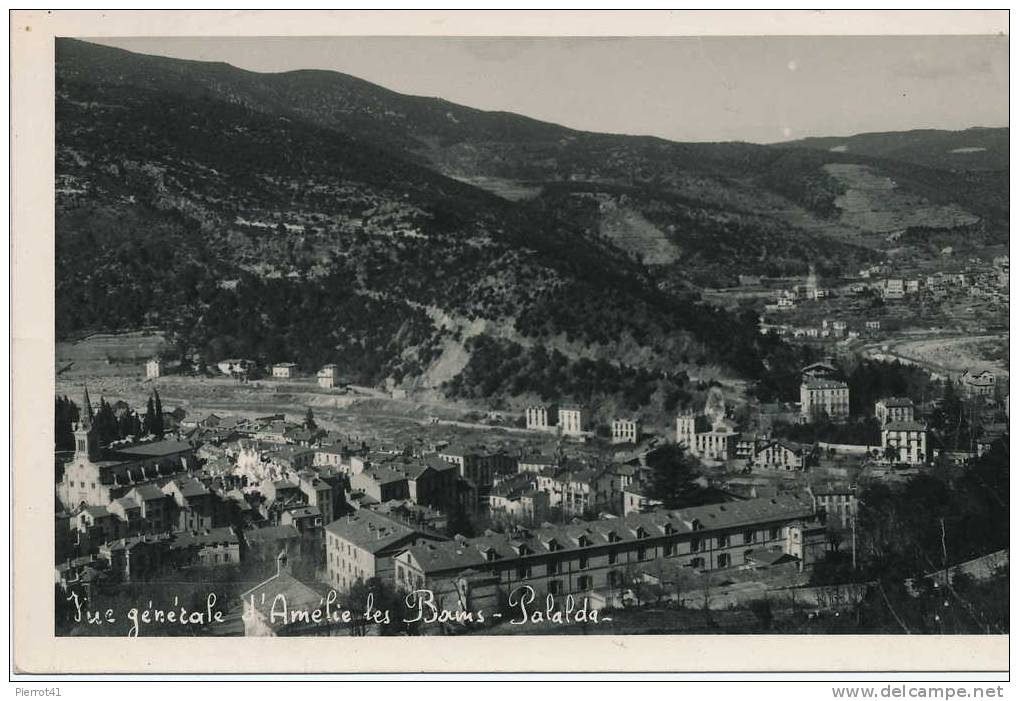 Vue générale d'Amélie les Bains - Palalda