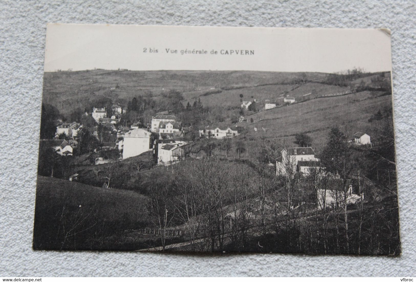 vue générale de Capvern, Hautes Pyrénées 65