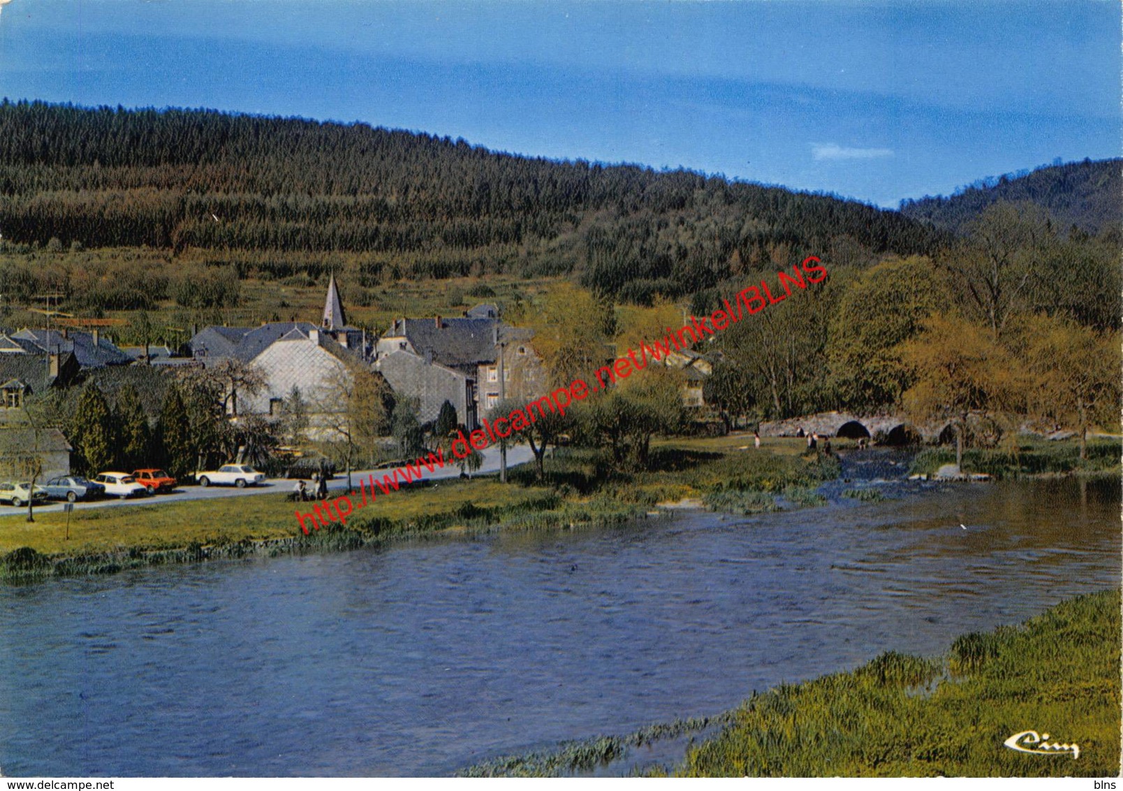 Vue sur le village et le pont St-Lambert - Vresse-sur-Semois