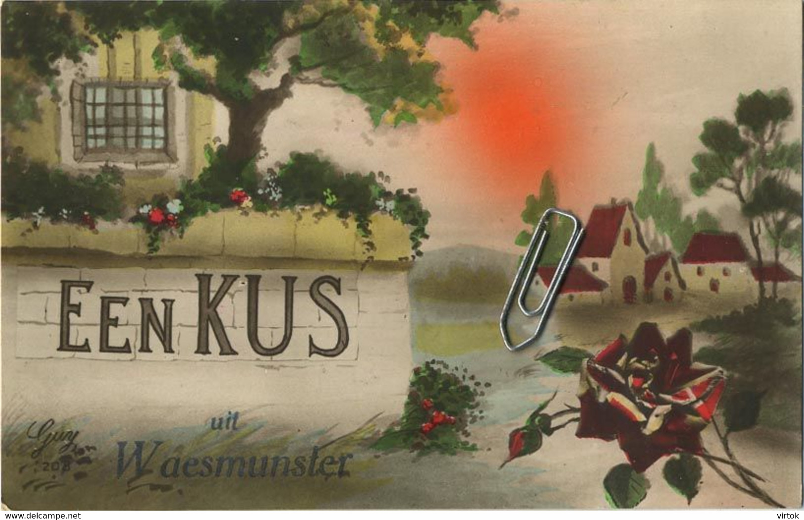 Waasmunster :  een kus  ( 1925 )