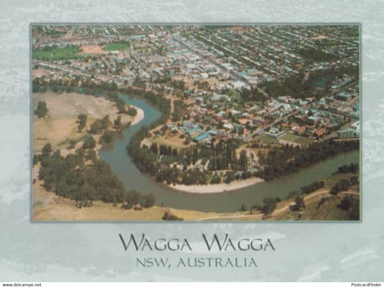 Wagga Wagga Aerial Australian Postcard