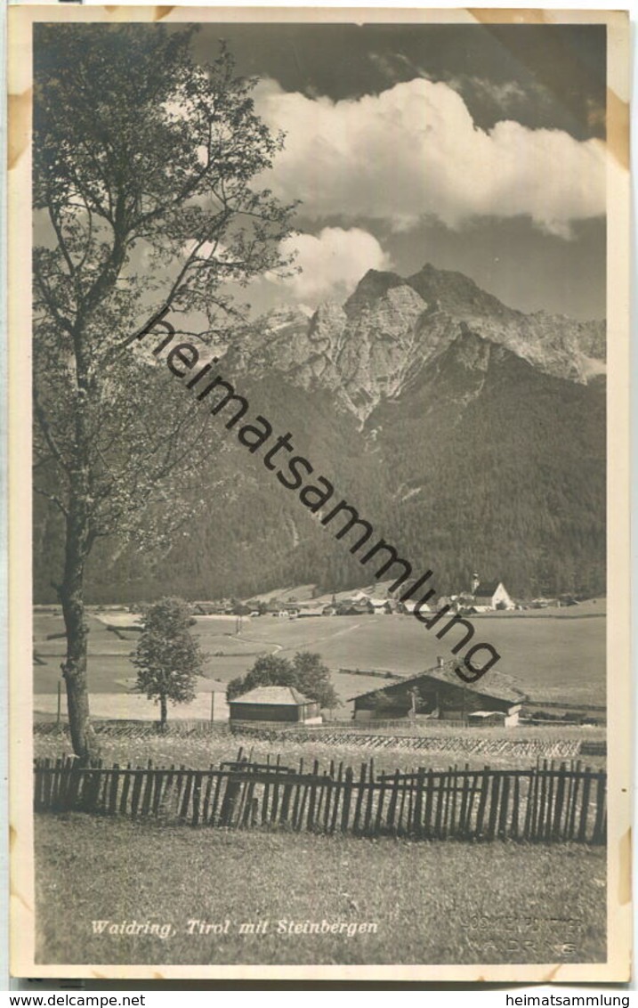 Waidring - Steinberge - Foto-Ansichtskarte - Verlag Jos. Kienpointner Waidring