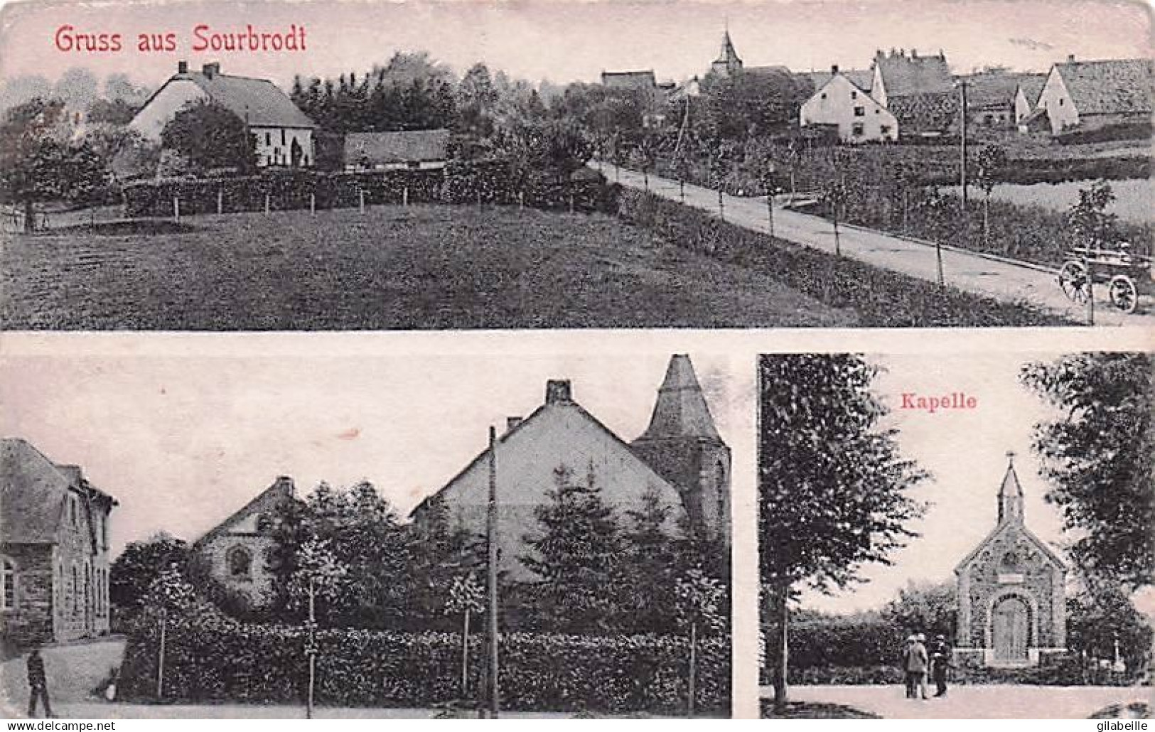 Waimes - Weismes - gruss aus  SOURBRODT - 1910