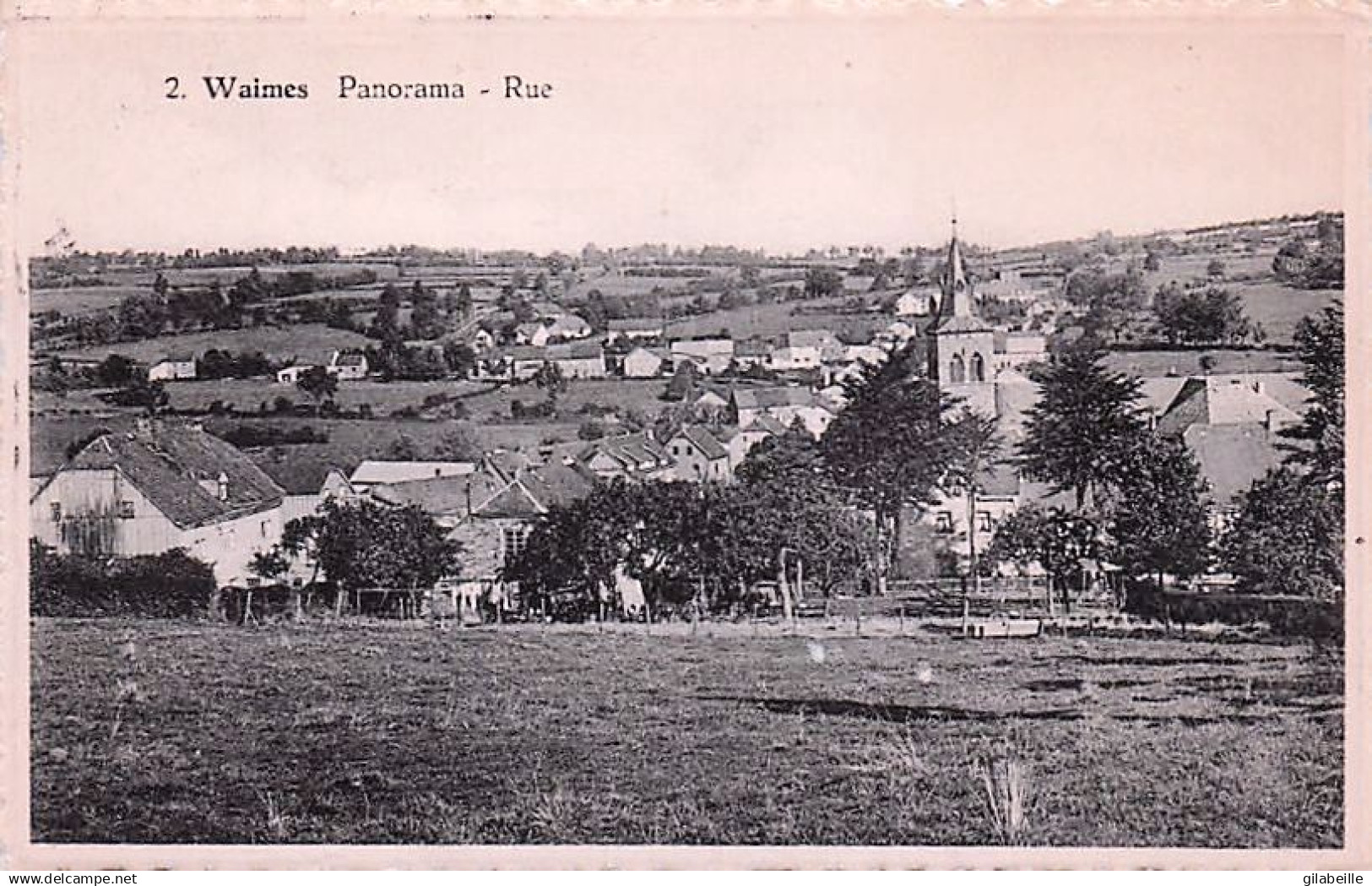 WAIMES - WEISMES-   PANORAMA 6 RUE