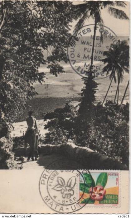 ILES WALLIS FUTUNA  PREMIER JOUR 4 MARS 1958