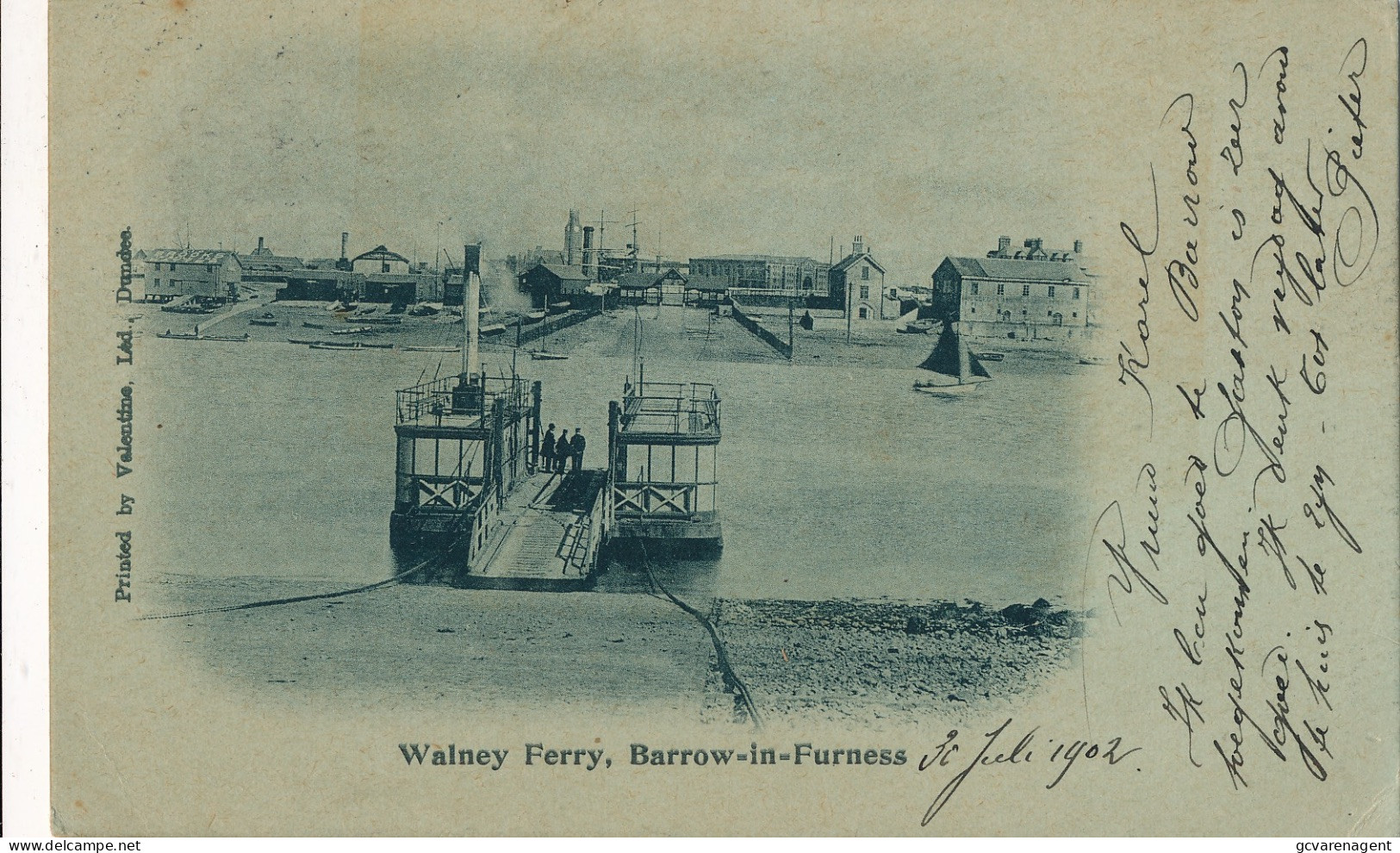 WALNEY FERRY  BARROW IN FURNESS    2 SCANS