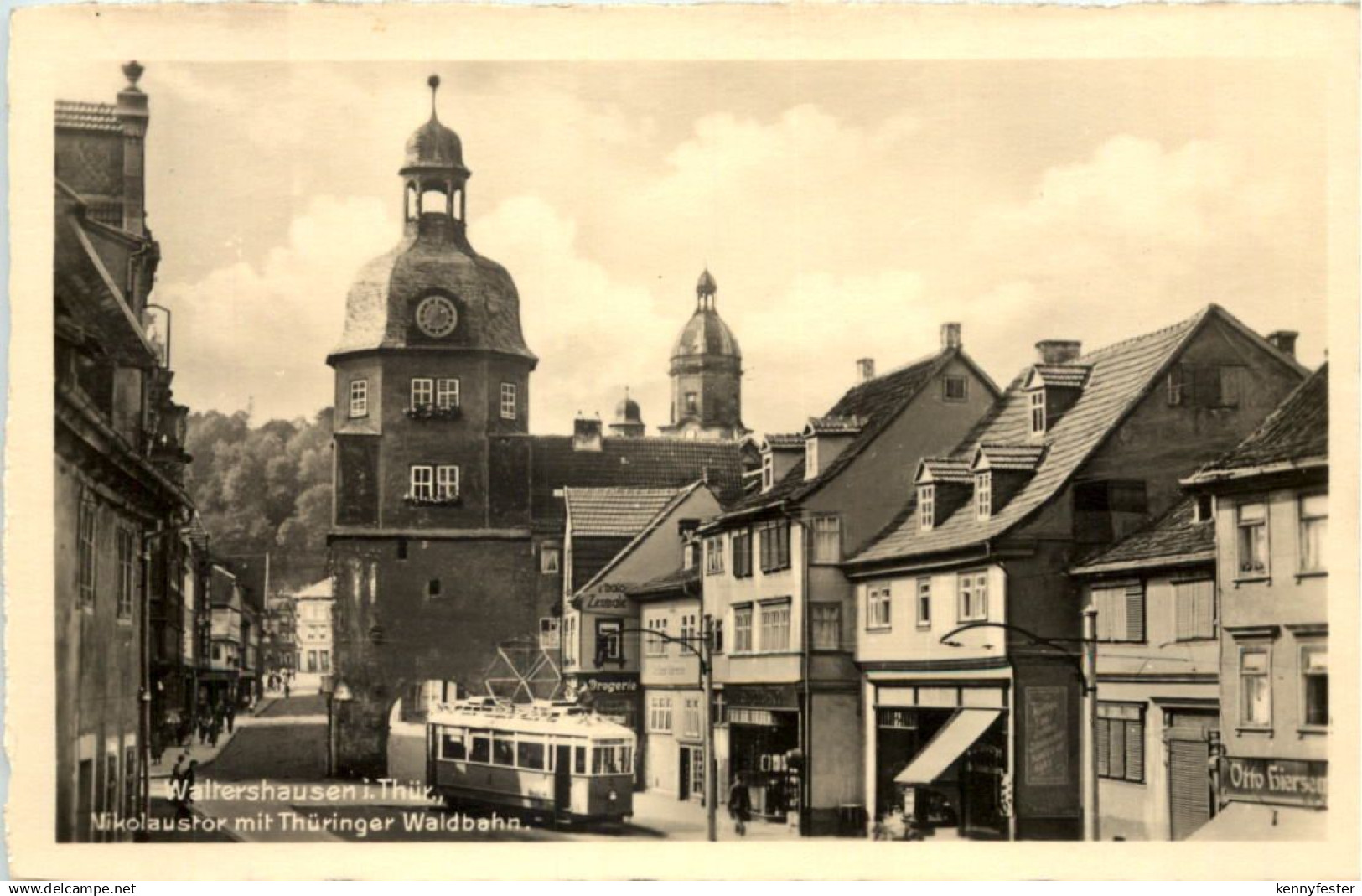 Waltershausen in Thüringen mit Waldbahn