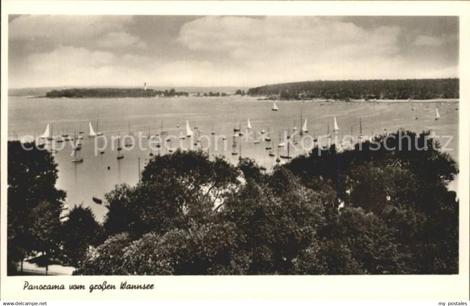 Wannsee Panorama grosser Wannsee