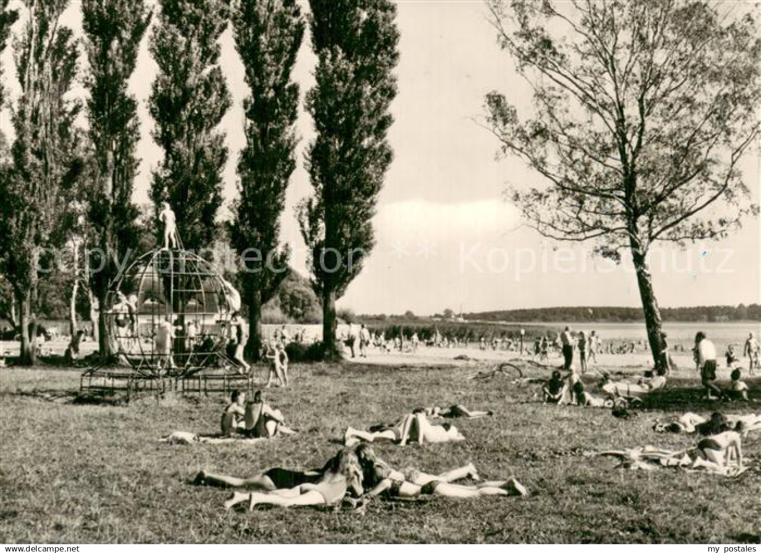 Waren Mueritz Badeanstalt an der Mueritz