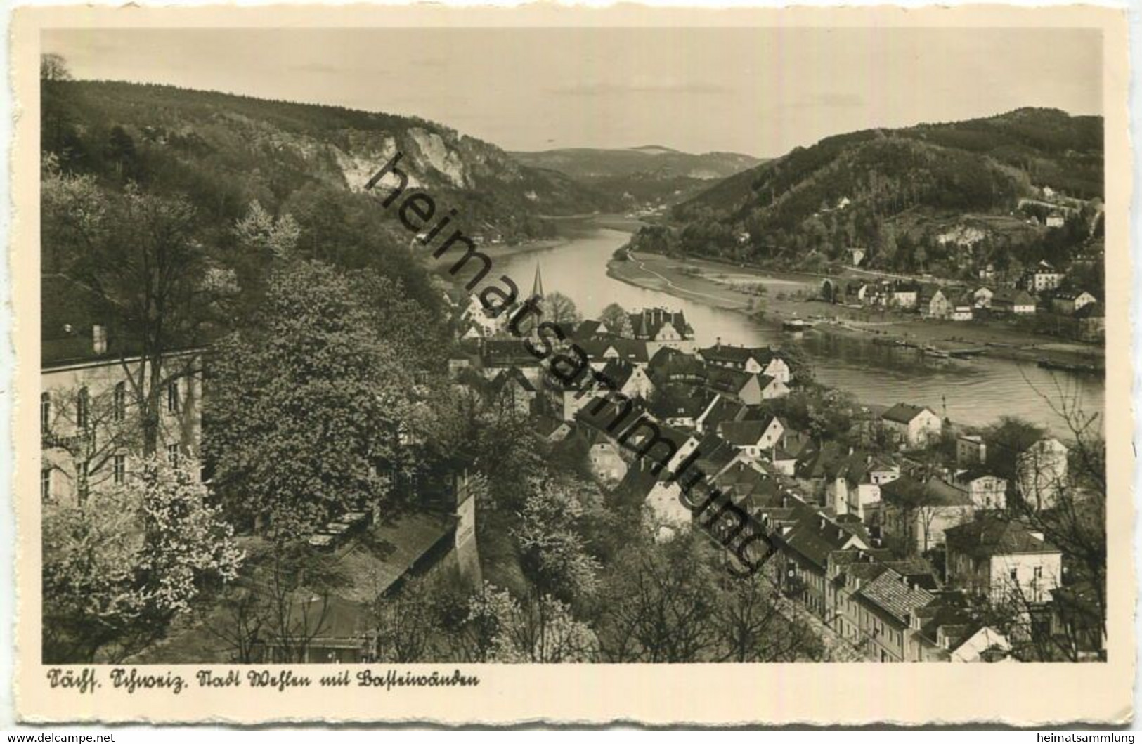 Wehlen - Foto-Ansichtskarte - Verlag Gebr. Metz Tübingen