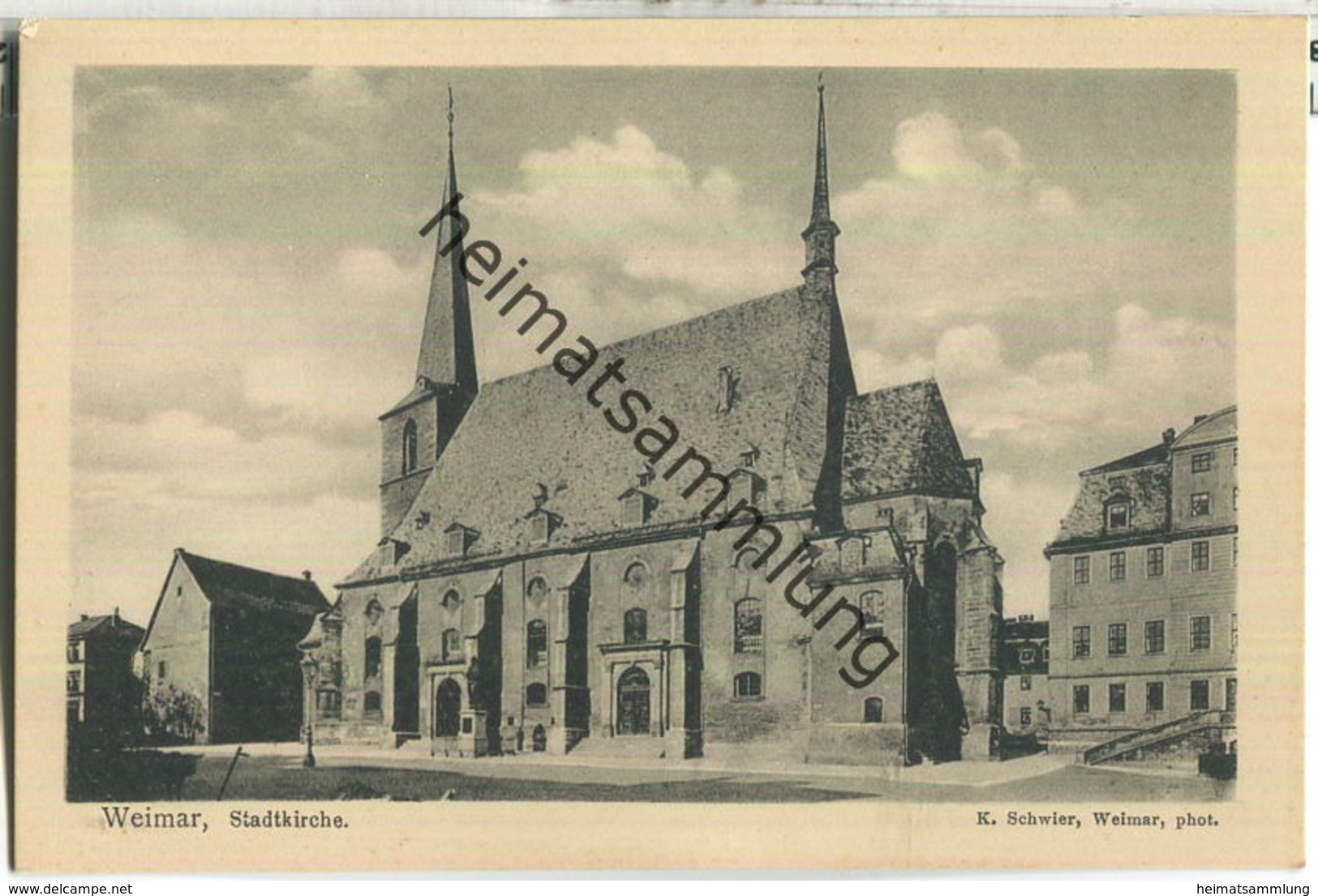 Weimar - Stadtkirche - Verlag K. Schwier Weimar