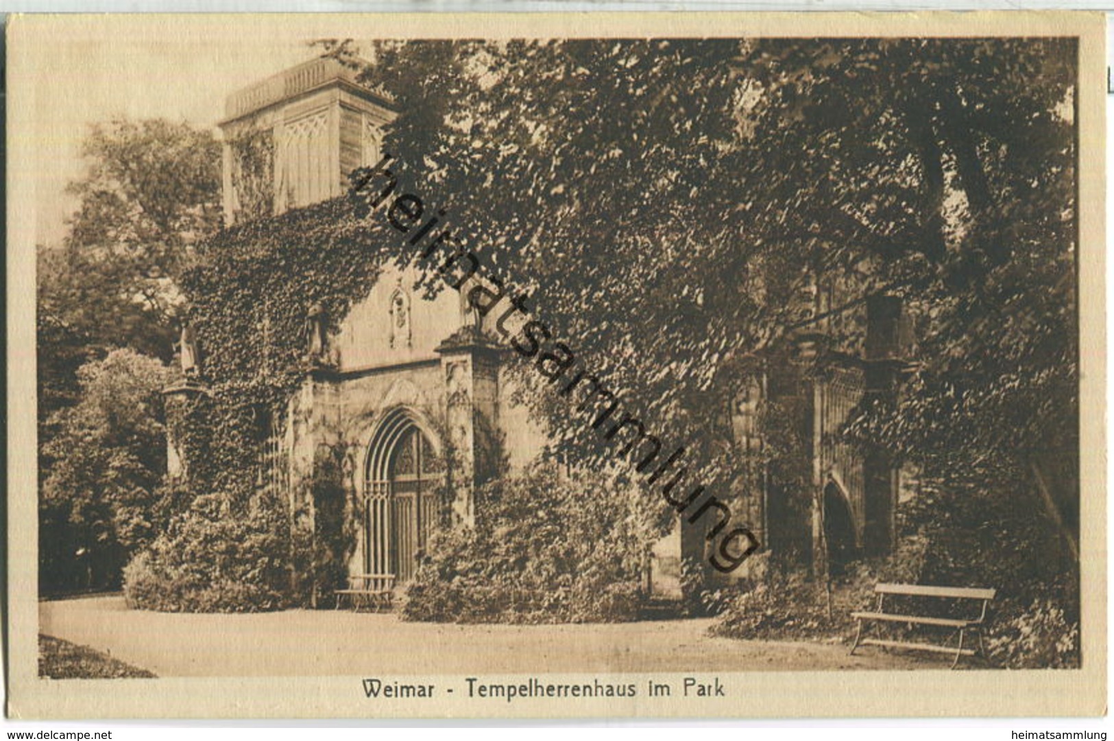 Weimar - Tempelherrenhaus im Park - Verlag Buchbinder Innung Weimar