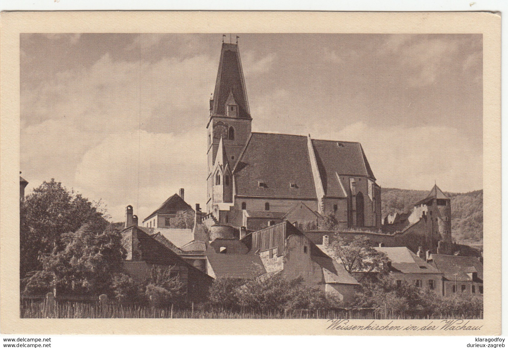 Weißenkirchen in der Wachau old postcard unused b170720