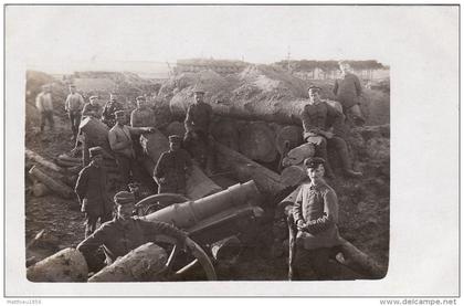 CP Photo 14-18 BARANOVITCHI (BARANAVITCHY, Biélorussie, Voblast de Brest) - artilleurs allemands (A78, ww1, wk1)