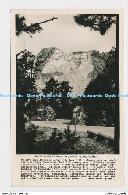 C016858 S. Dak. Mount Rushmore Memorial. Black Hills. 1948