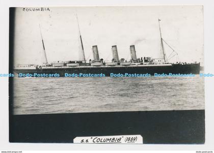 C021537 Columbia. Ship. 1889. Photo