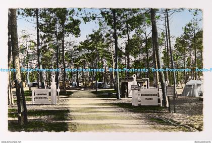 C023378 Biscarrosse Plage. Landes. L Entree du Camping Municipal. Moulin