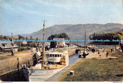 D001167 Caledonian Canal. Fort Augustus. Inverness shire. 1962. Dixon