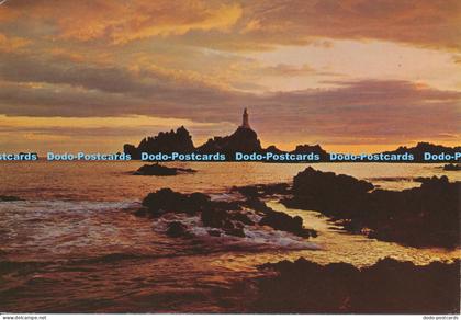 D006518 Sunset at la Corbiere. Jersey. No PT28795