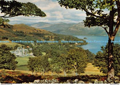 D033197 Dunbartonshire. Loch Lomond. Tarbet. Valentine. Scots Pictorial Series