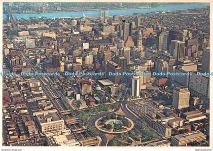 D039768 Philadelphia. Pennsylvania. Aerial View of Philadelphia With Logan Circl