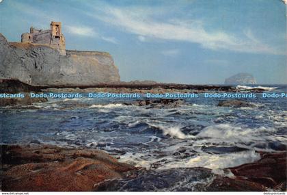 D040314 East Lothian. Tantallon Castle and the Bass Rock. J. Arthur Dixon. 1959