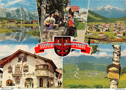 D044673 Seefeld. Tirol. Wildsee. Seefelder Schutzentracht. Seefeld Gegen Hochede