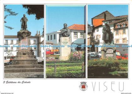 D088121 3 Estatuas da Cidade. Viseu. Portugal. Francisco Mas. Multi View