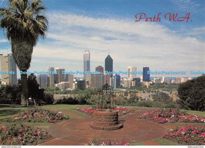 D100498 Perth W. A. Perth City From Kings Park. Artique Designs PTY