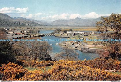 D101285 Caernarvonshire. Portmadoc Harbour. J. Arthur Dixon