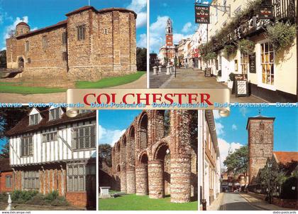 D108222 Colchester. Essex. Colchester Castle. George Hotel. Holy Trinity Church.