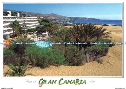 D113619 Playa del Gran Canaria Ingles. Gran Canaria. Graficas Tenerife. Sofoto.