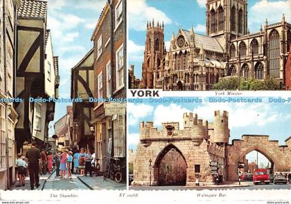 D116243 York. York Minster. Valentine. Multi View