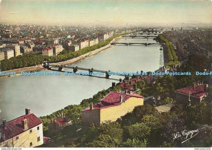 D144763 8. Lyon. Ponte sur le Rhene. La Cigogne. 1950