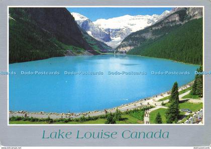 D145040 Lake Louise Canada. View from Chateau Lake Louise. Canadian souvenir sal