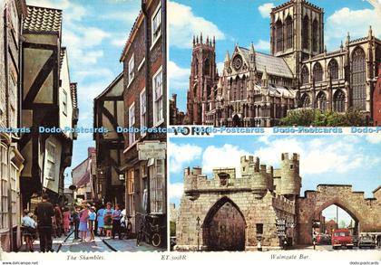 D149006 York. York Minster. Bamforth. Multi View