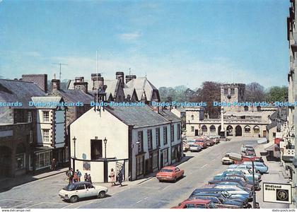 D150064 Appleby in Westmorland. Moot Hall. Cloisters and St. Lawrence Church. Sa