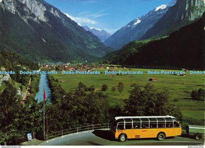 D165758 Innertkirchen. Postkurs Meiringen Aareschlucht Susten und Grimsel. E. Gy