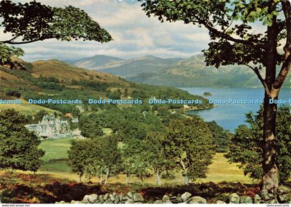 D175303 Dunbartonshire. Loch Lomond. Tarbet. Valentine. Scots Pictorial Series