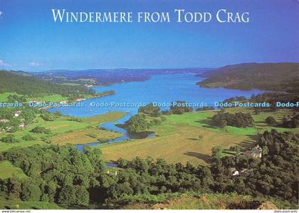 D175439 Windermere from Todd Crag. The Head of Windermere. from Loughrigg Fell.