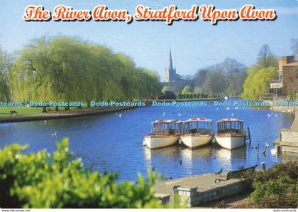 D179655 Stratford Upon Avon. The River Avon. John Hinde. Dawn Runnals